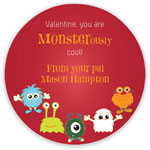 Valentine's Day Gift Stickers by Little Lamb Designs (Cute Monsters)
